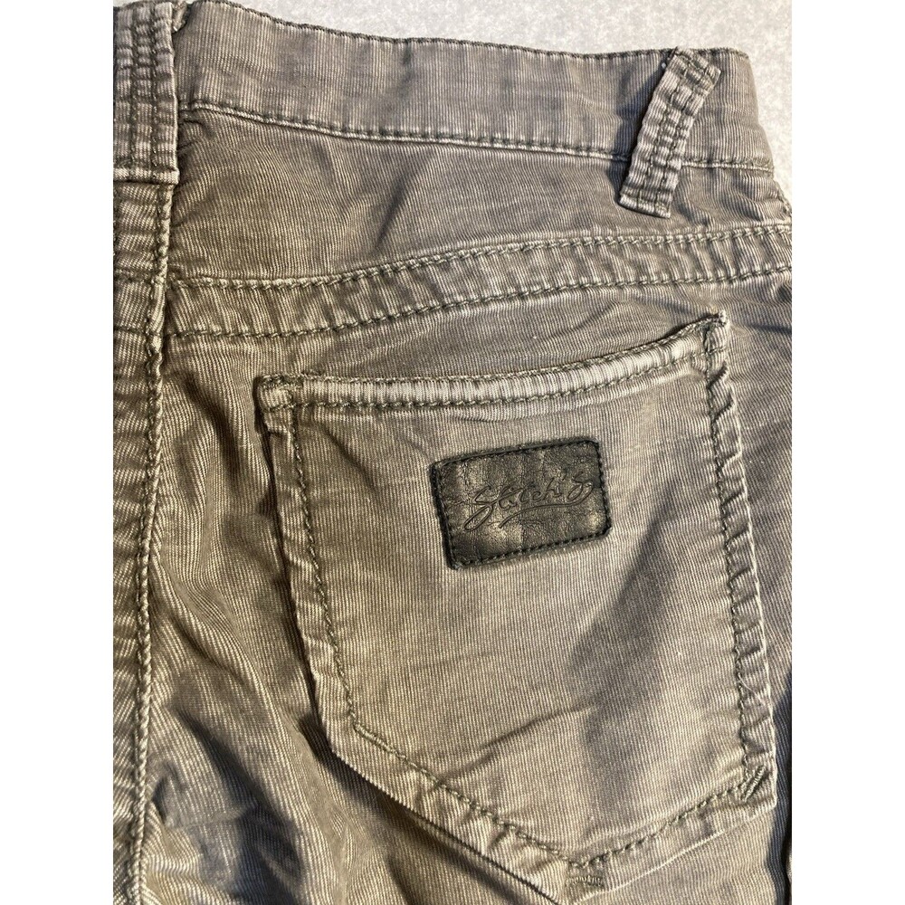 Stitch’s Platinum Denim Sz 33 Texas Gray Coderoy Flare Stretch Buffalo Country - Picture 8 of 13